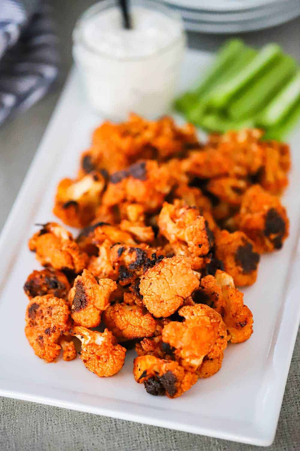 Buffalo Cauliflower Bites
