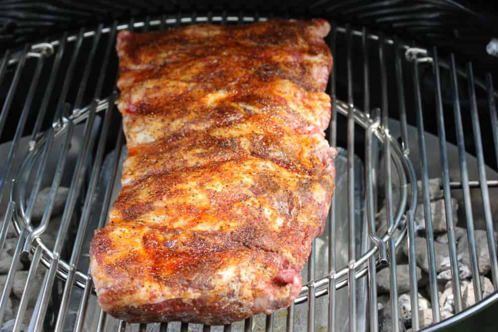 These meaty beef back ribs will take about 5 hours at 200 F