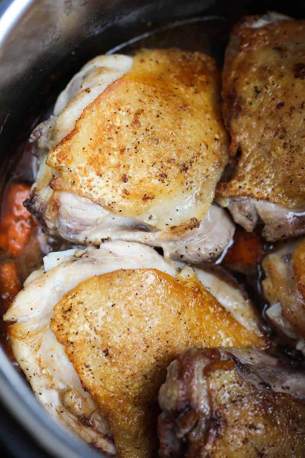 Instant pot Balsamic Chicken and Carrots recipe